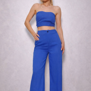 Σετ Strapless Top & Παντελόνα – Διαθέσιμο σε Πολλά Χρώματα