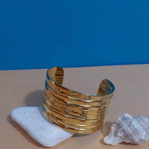 Βραχιόλι φαρδύ από ατσάλι