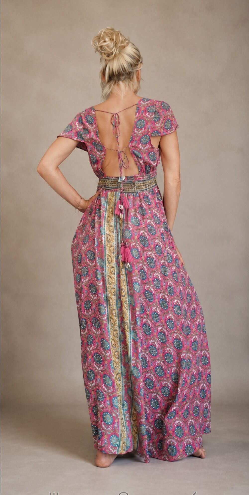 Μάξι φόρεμα γυναικεία boho - Image 2