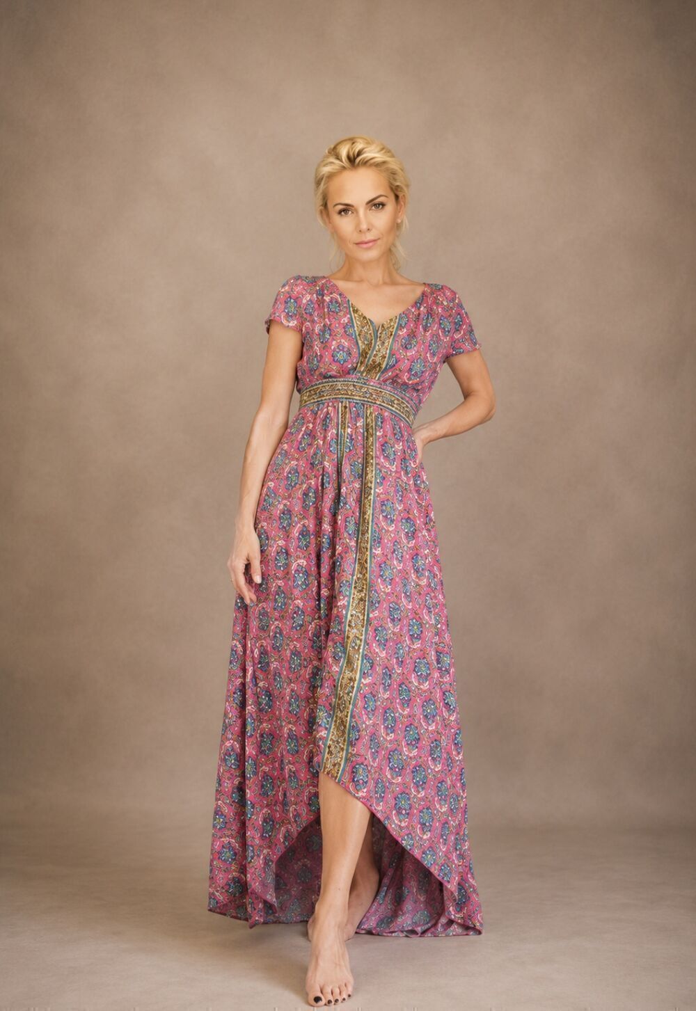 Μάξι φόρεμα γυναικεία boho - Image 4